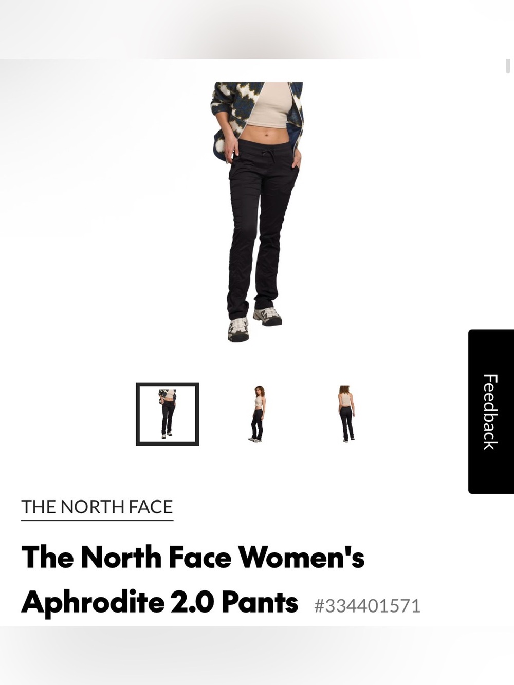 The North Face Women's Aphrodite 2.0 Pants - Black womens XL EUC